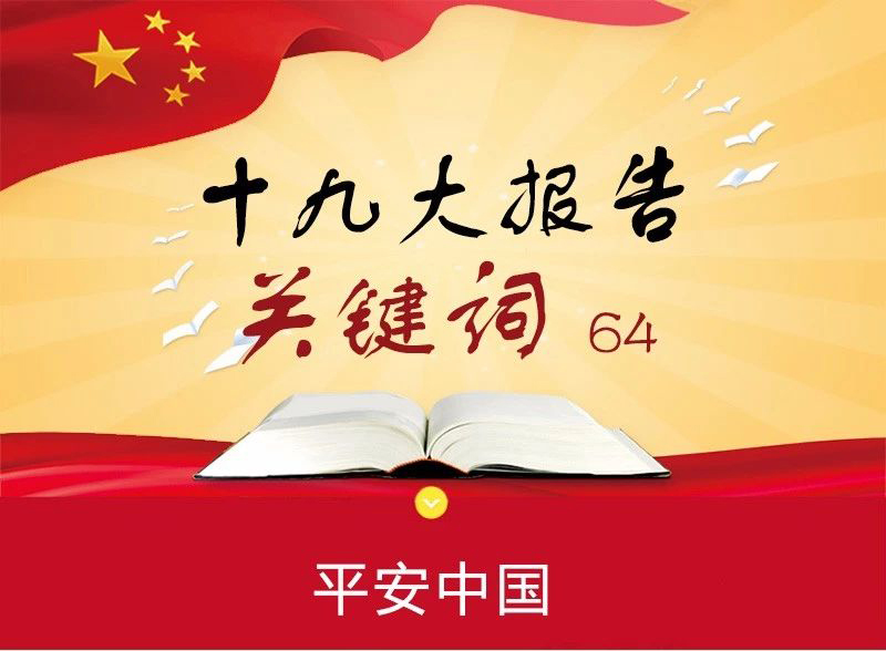 學(xué)習(xí)天地 | 十九大報(bào)告關(guān)鍵詞之【平安中國(guó)】